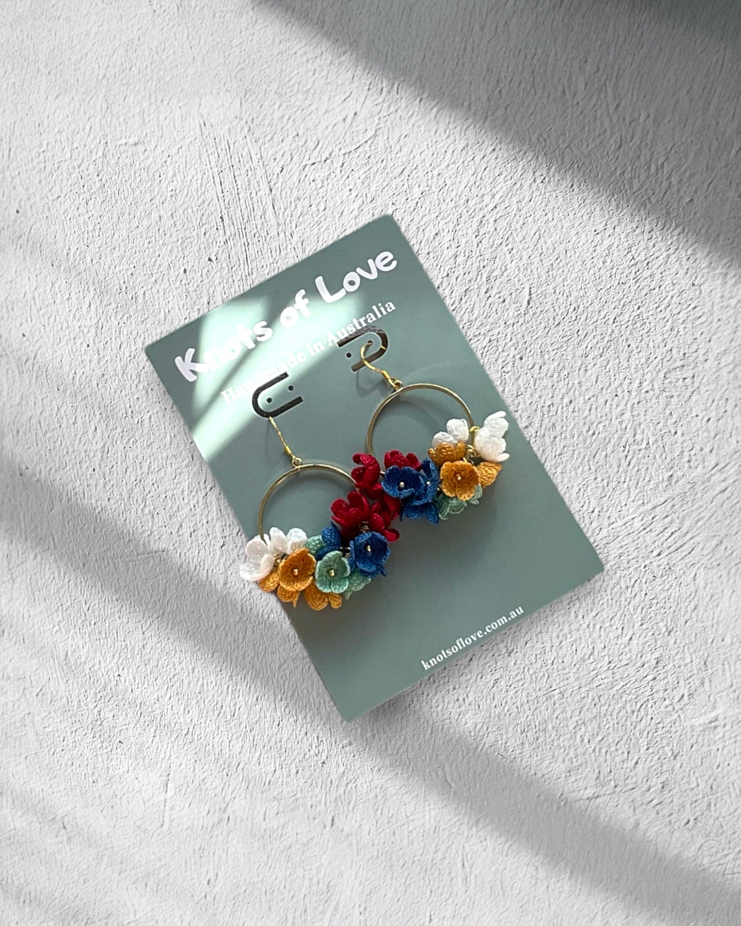 FLOWER GARDEN DANGLE EARRINGS