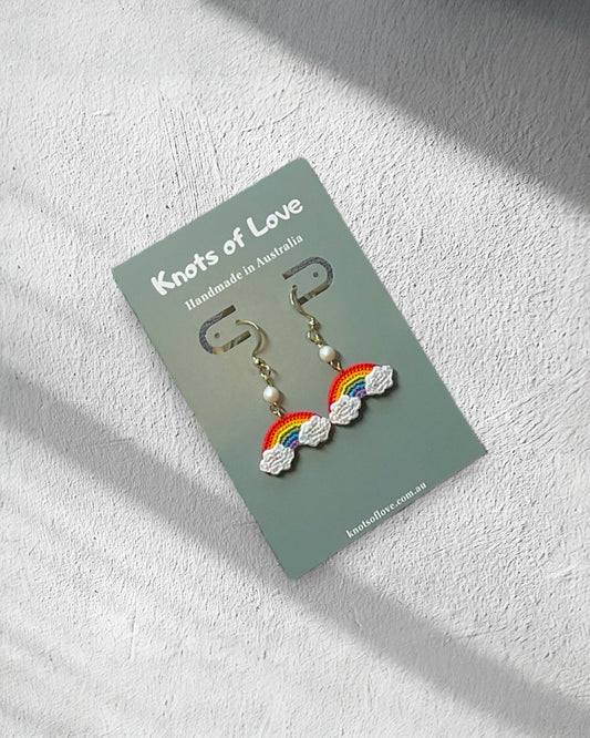 RAINBOW DANGLE EARRINGS