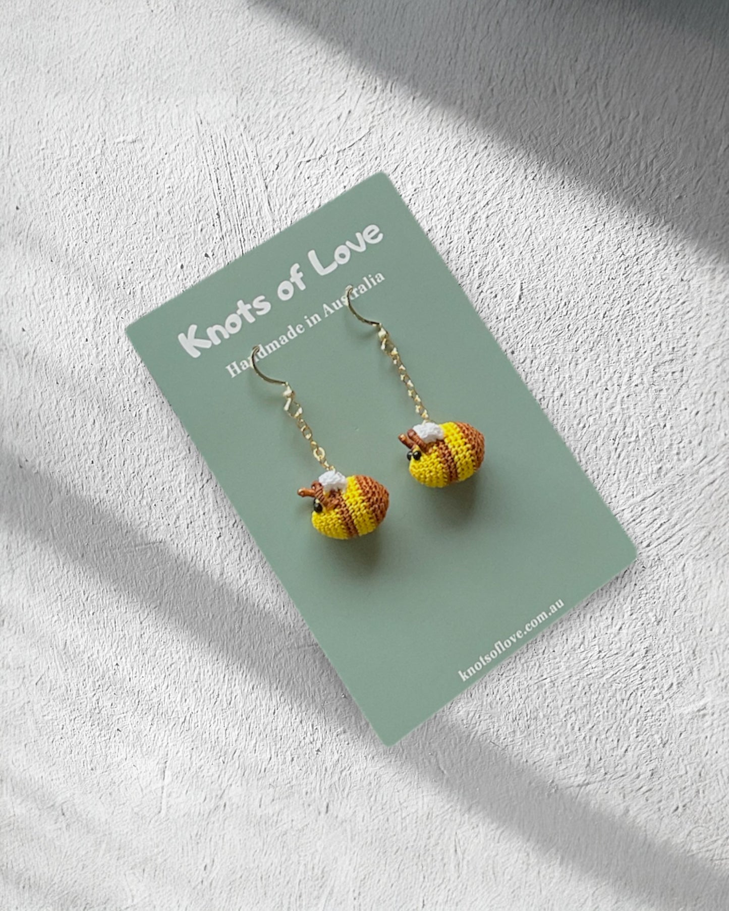 BUMBLEBEE DANGLE EARRINGS