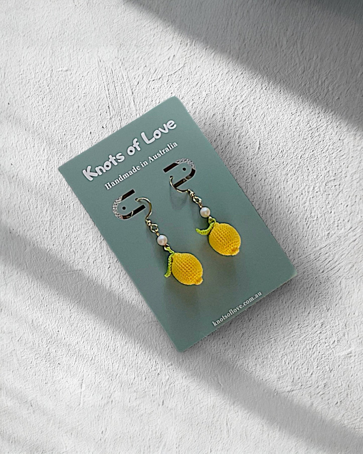 LEMON DANGLE EARRINGS