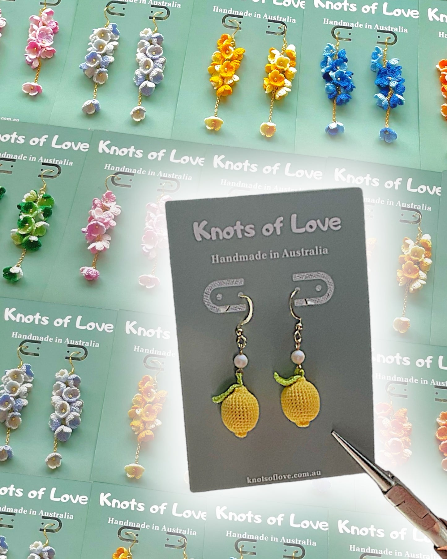 LEMON DANGLE EARRINGS