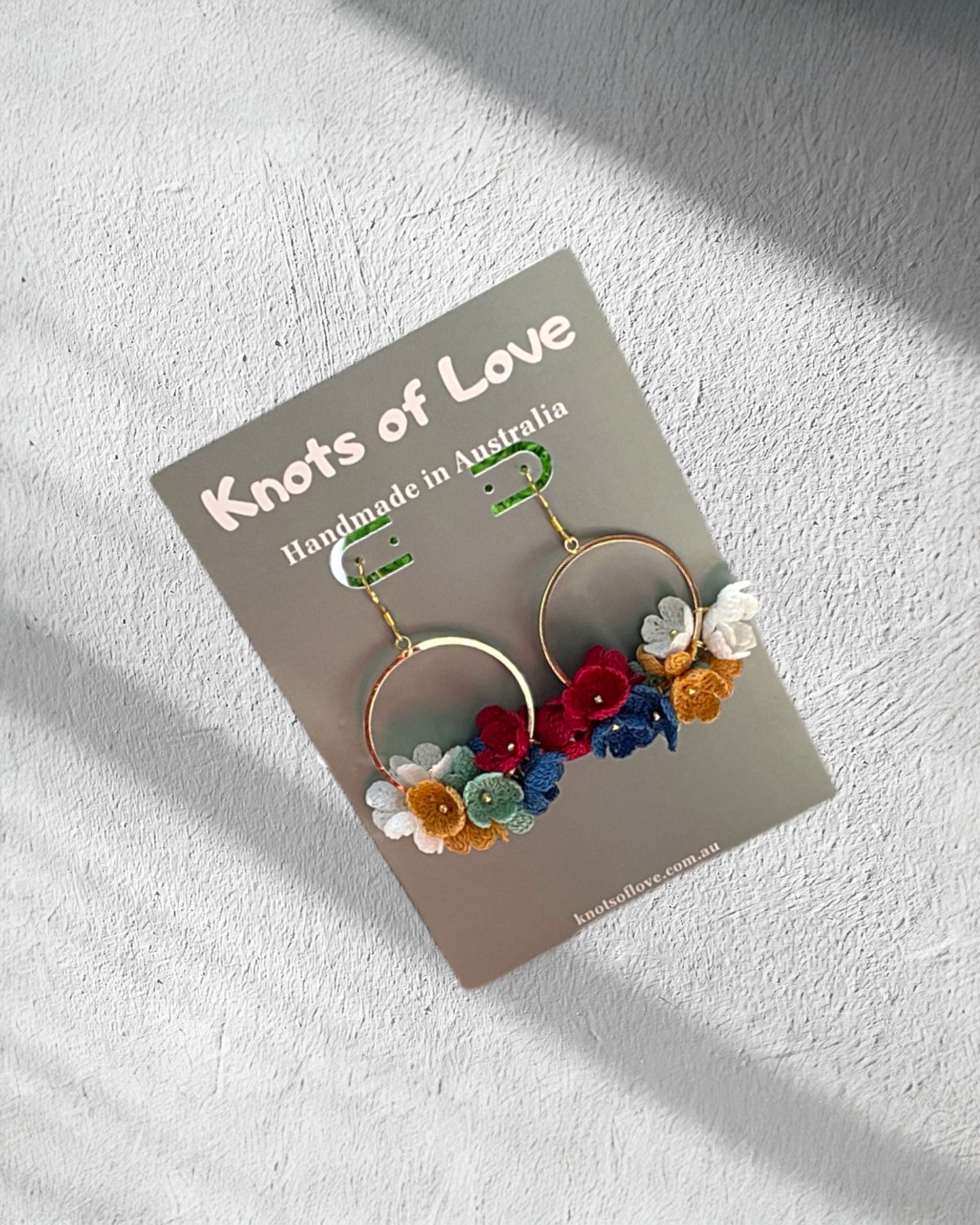 FLOWER GARDEN DANGLE EARRINGS