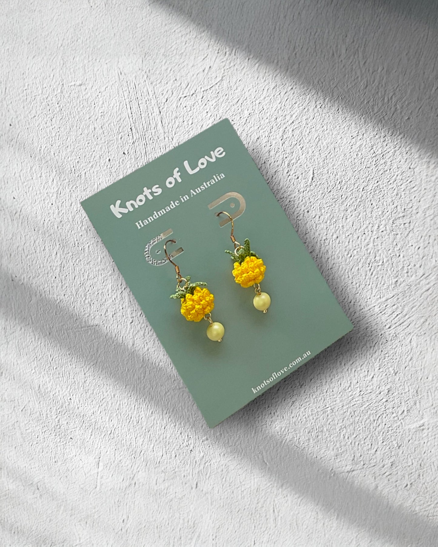 PINEAPPLE DANGLE EARRINGS