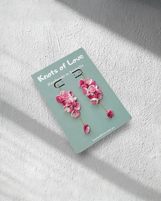 CORA DANGLE EARRINGS - ROSA