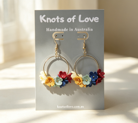 DANGLE EARRINGS - BLOOMS OF LOVE