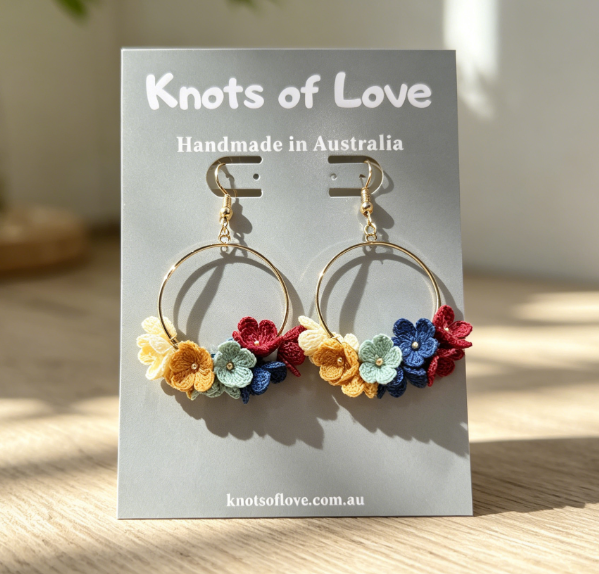 DANGLE EARRINGS - BLOOMS OF LOVE