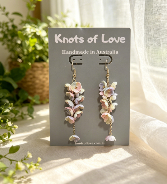 CORA DANGLE EARRINGS - CANDY