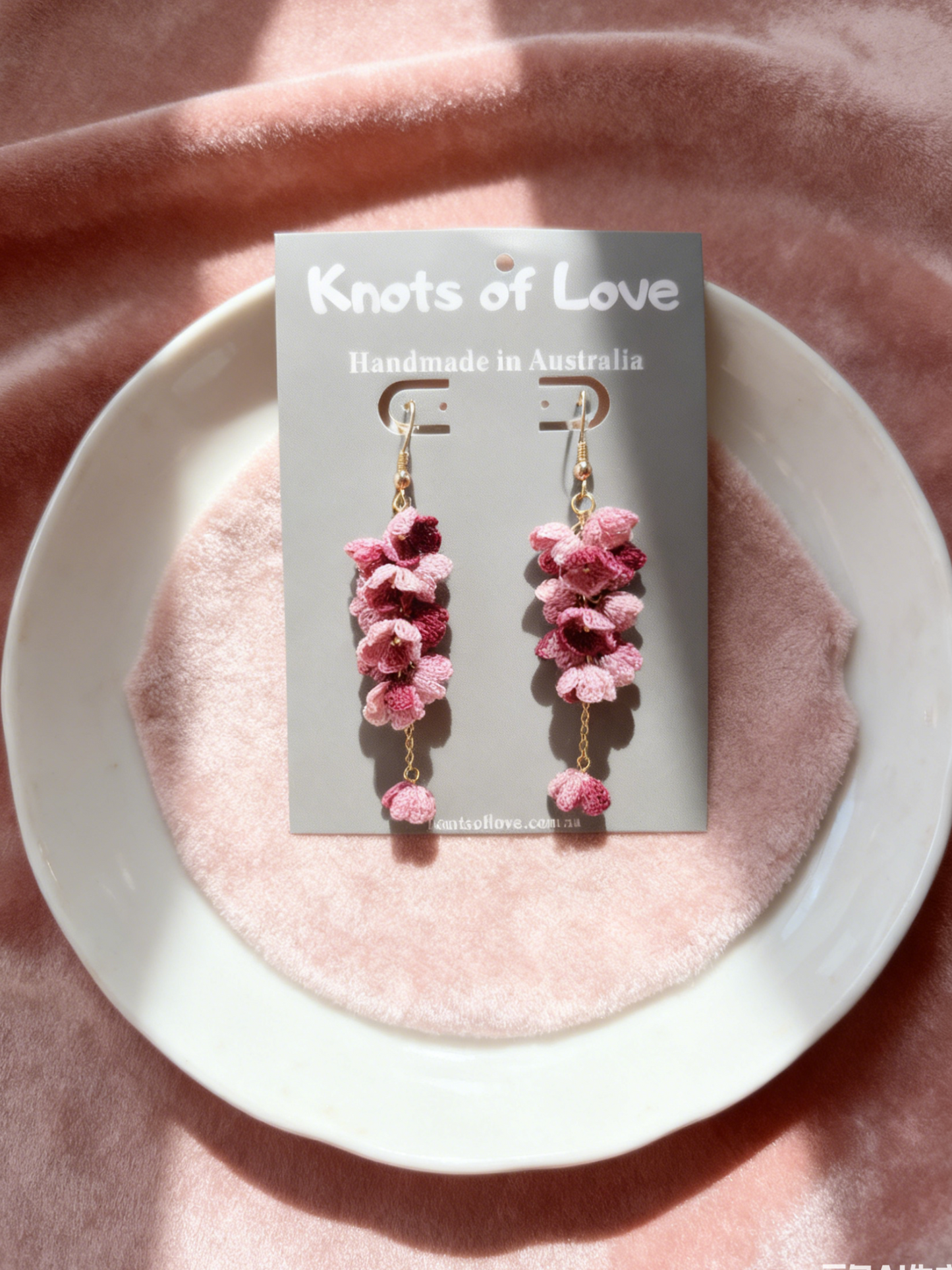 CORA DANGLE EARRINGS - MULBERRY