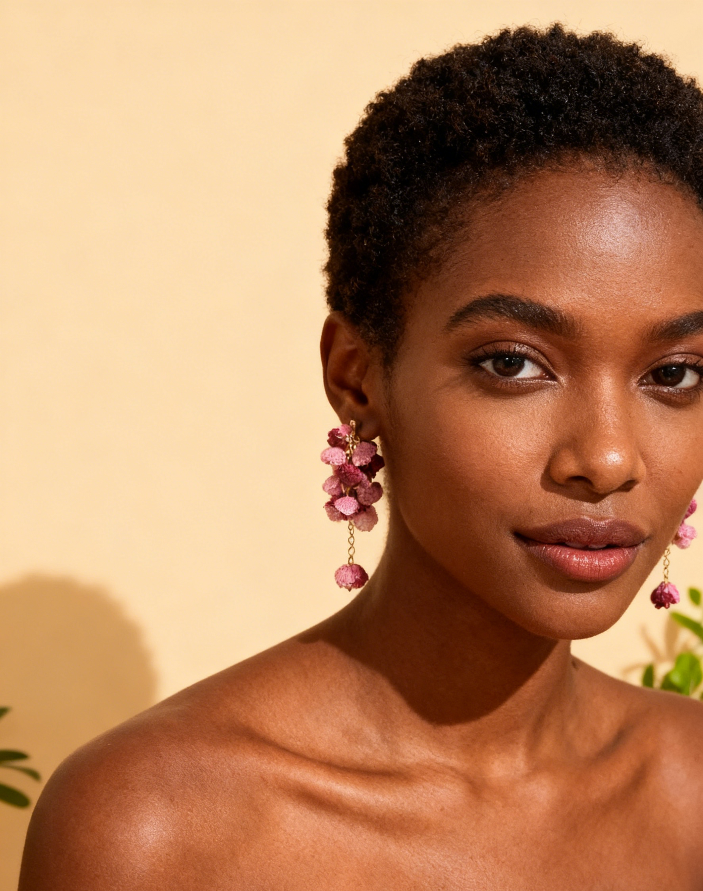 CORA DANGLE EARRINGS - MULBERRY