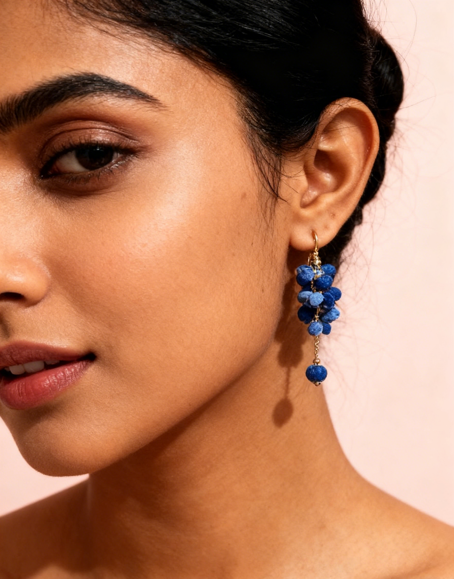 CORA DANGLE EARRINGS - OCEAN BLUE
